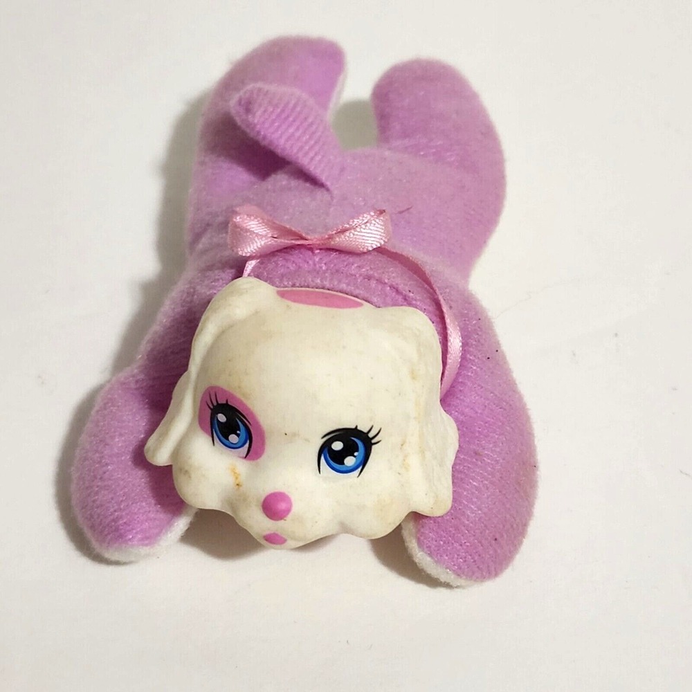 Hasbro Puppy Surprise Pink Plush Vinyl White Face Baby Girl Replacement Toy 4"